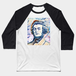 Adam Mickiewicz Portrait | Adam Mickiewicz Artwork 12 Baseball T-Shirt